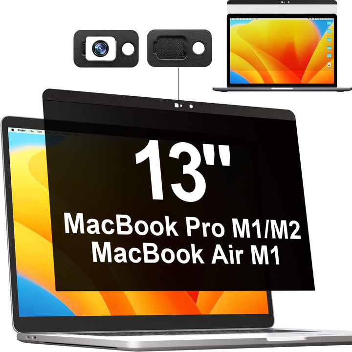 Magnetischer Blickschutzfilter Kompatibel Mit MacBook Pro 13 Zoll (2016-2022,M1,M2)&MacBook Air 13 (