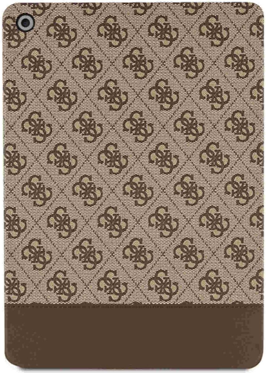 GUESS Stripe Allover Schutzhülle Cover für Apple iPad 10.2 2020/2021 Braun