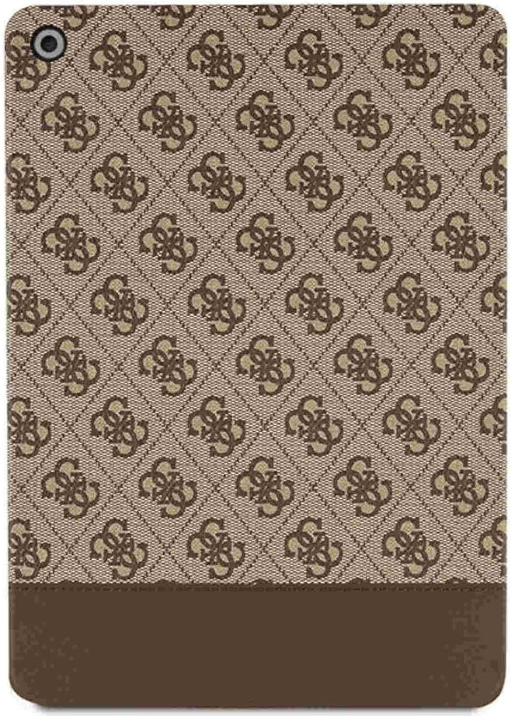 GUESS Stripe Allover Schutzhülle Cover für Apple iPad 10.2 2020/2021 Braun