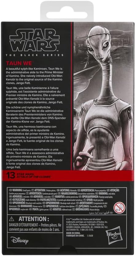 Star Wars The Black Series Taun We, Angriff der Klonkrieger Premium Action-Figur zum Sammeln (15 cm)