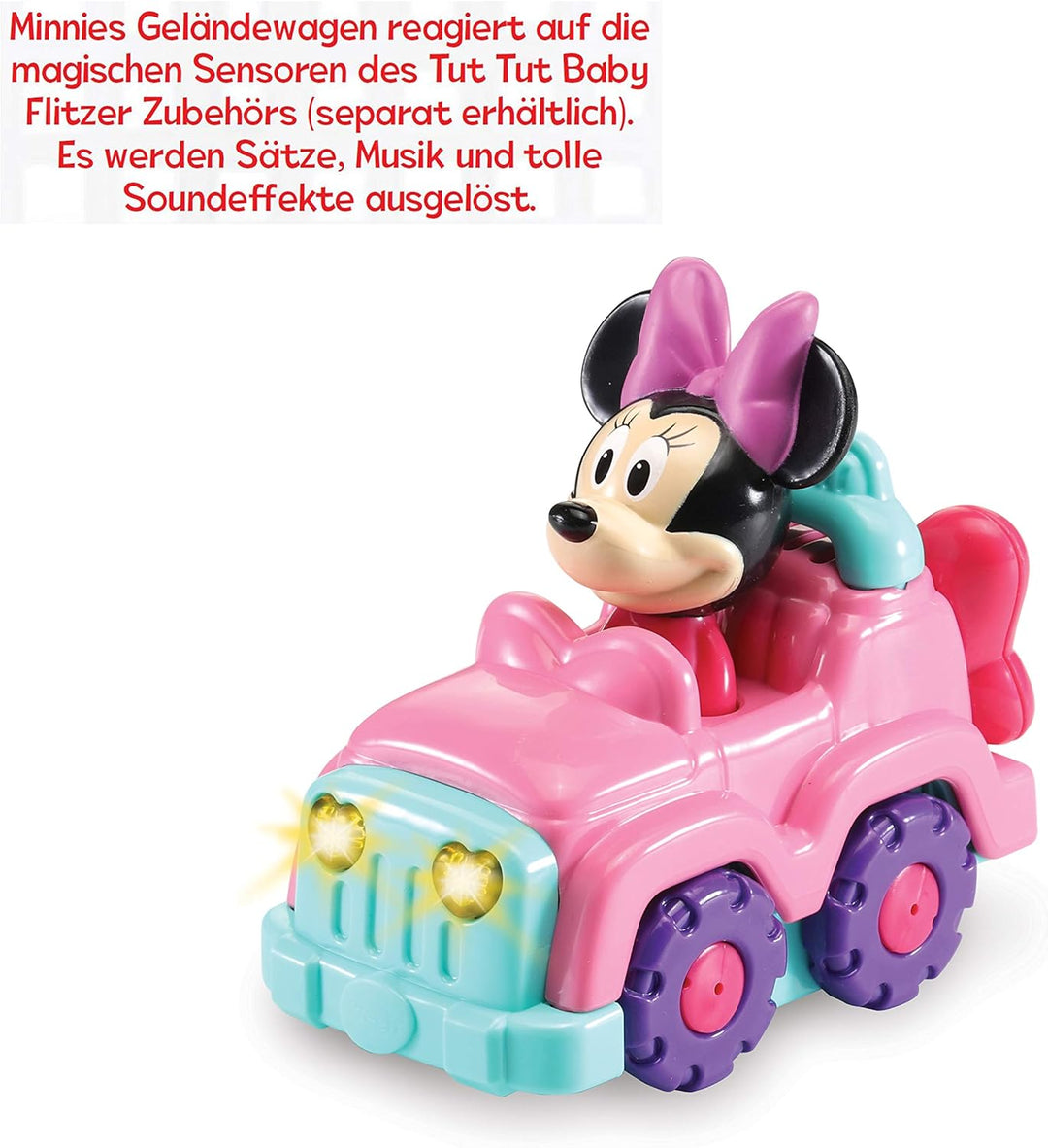 Vtech 80-521804 TUT TUT Baby Flitzer - Minnies Einkaufsabenteuer, Babyautos, Mehrfarbig &amp; 80-521704