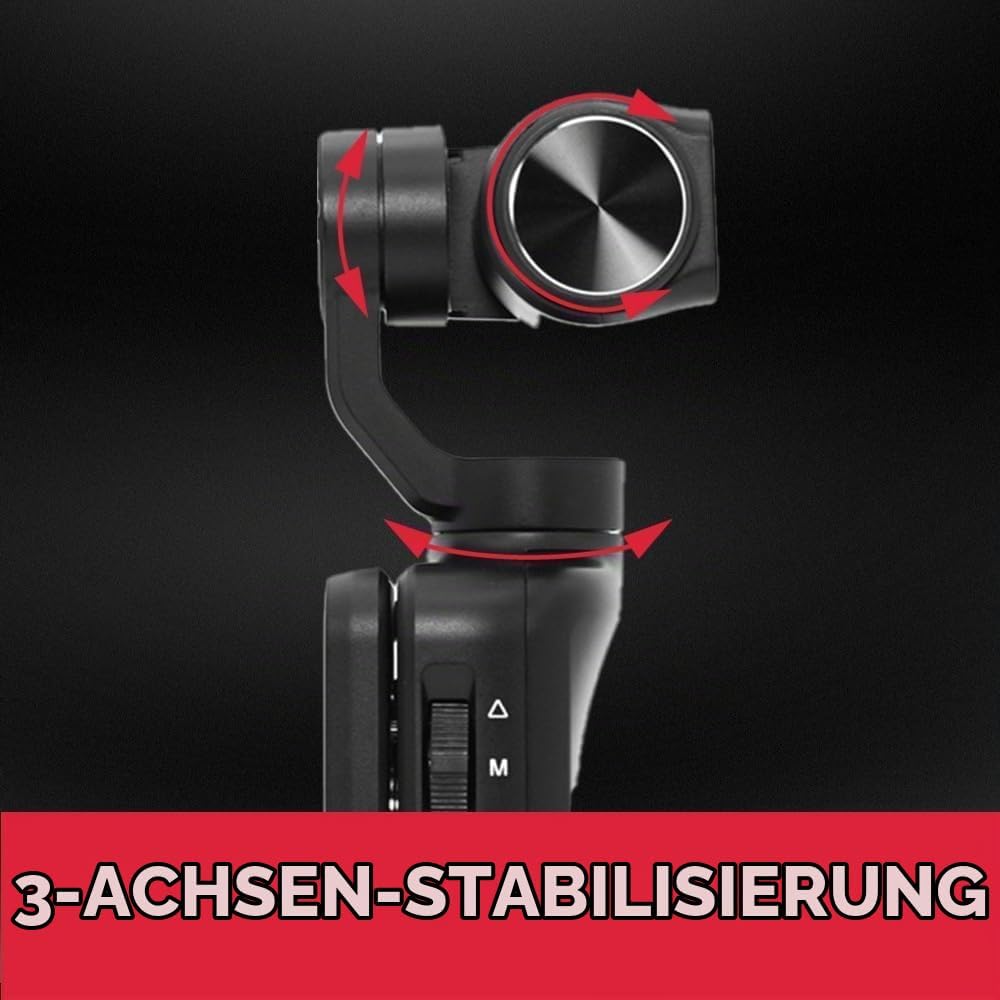 ORDRO M5 3-Achsen-Stabilisierung Videokamera 5K, Vlogging-Kamera mit 3.5" Flip Bildschirm 120° Sicht