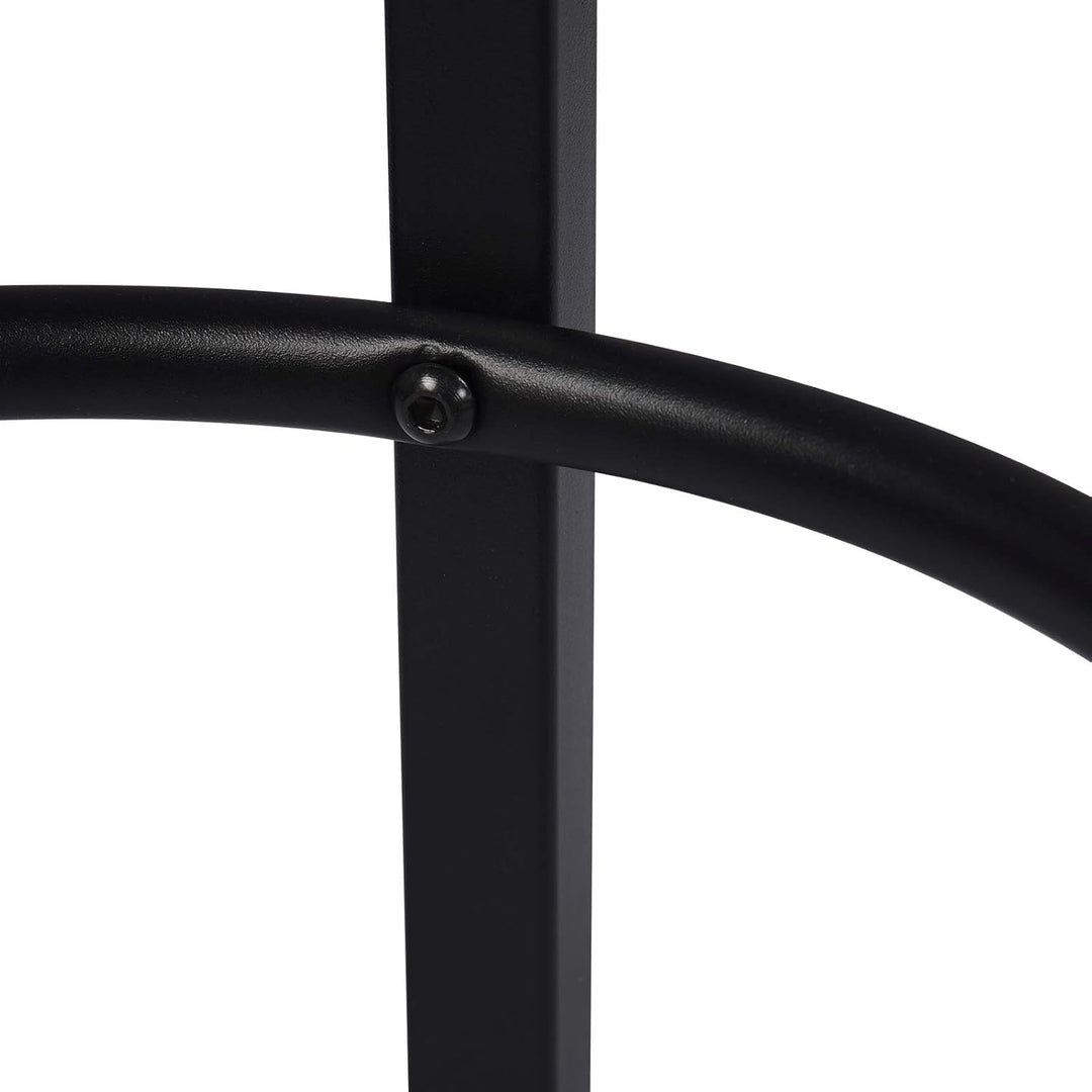 WOLTU 4X Barhocker Barstuhl Bistrohocker Tresenhocker runde Sitzfläche aus MDF Gestell aus Metall Du