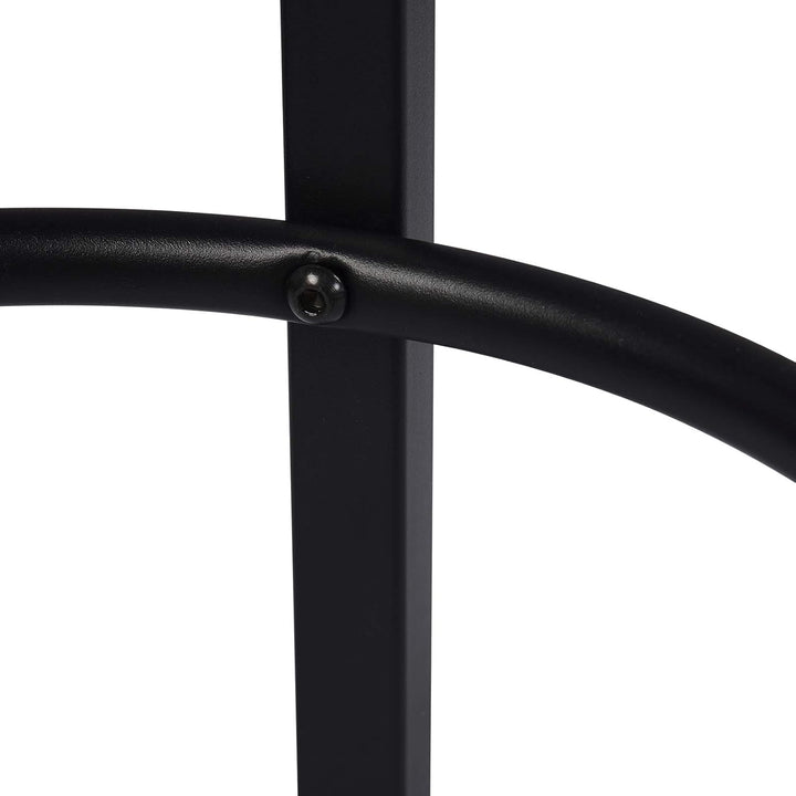 WOLTU 4X Barhocker Barstuhl Bistrohocker Tresenhocker runde Sitzfläche aus MDF Gestell aus Metall Du