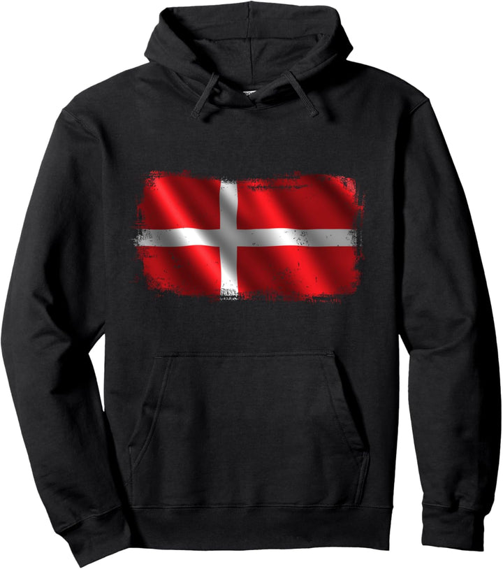 Dänemark dänische Nationalflagge Pullover Hoodie