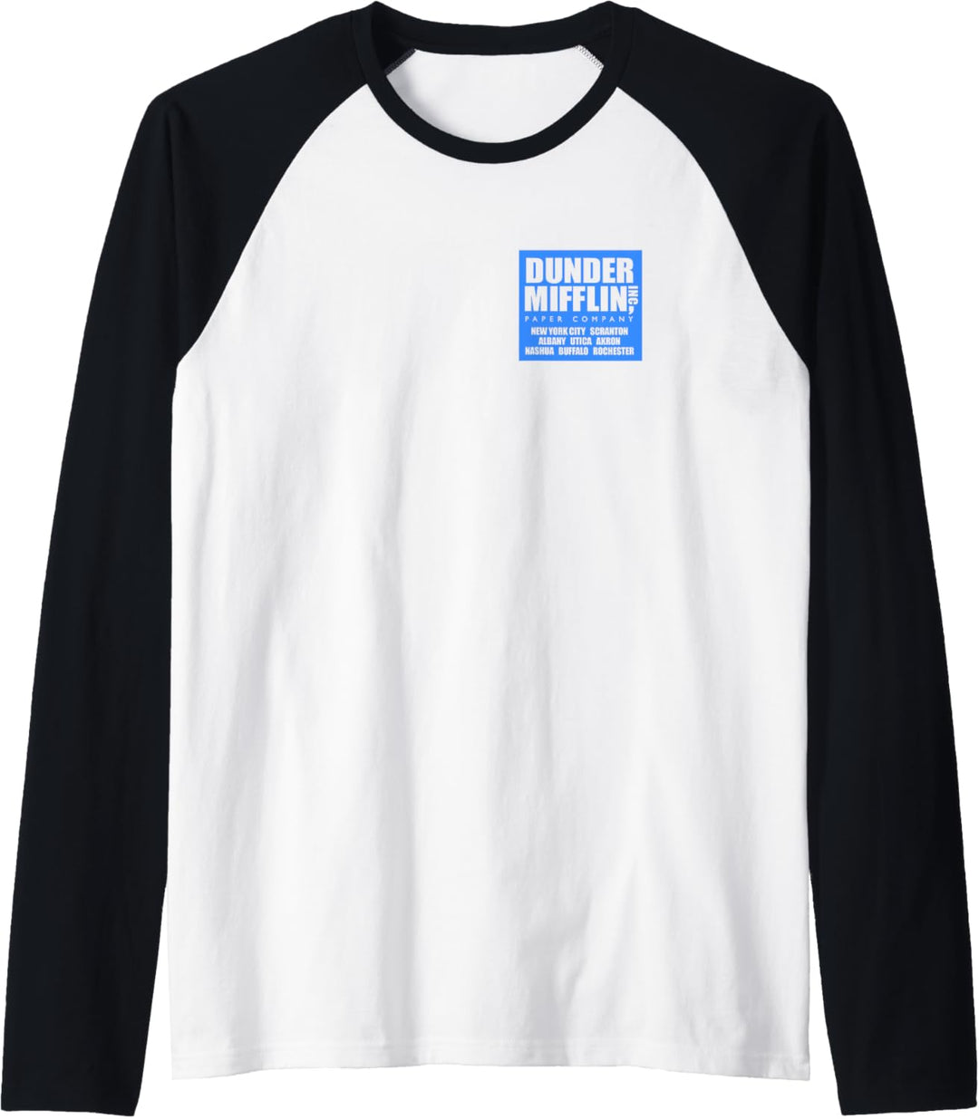 The Office Dunder Mifflin Orte Raglan