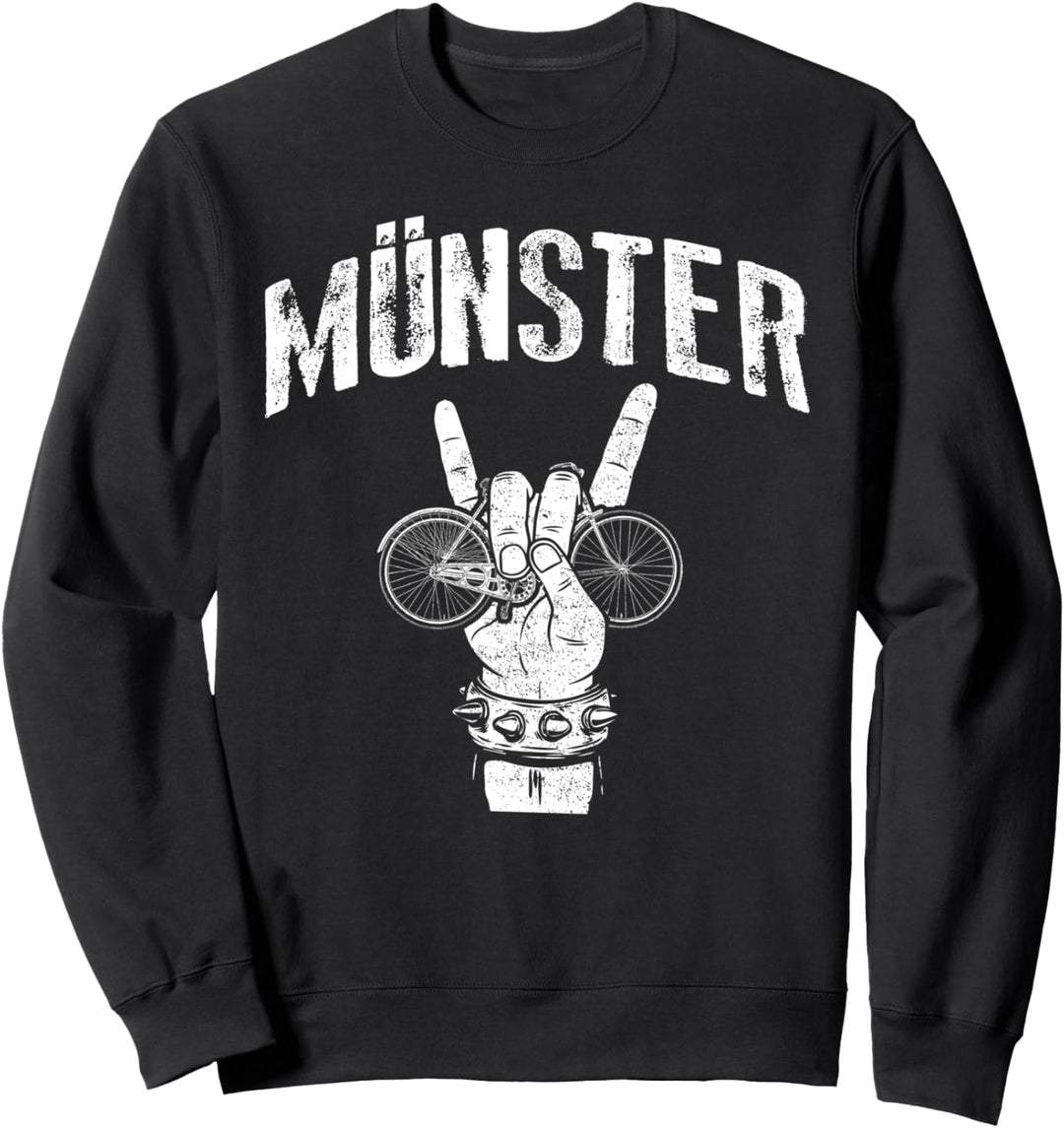 Cruiser Fahrrad Rock Musik Münster Sweatshirt