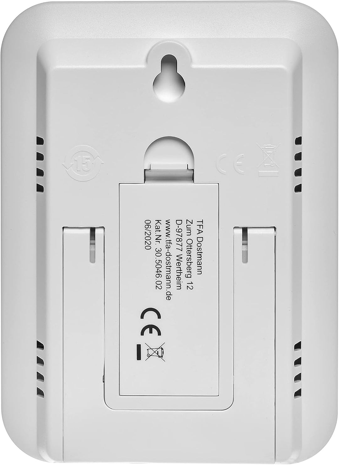 TFA Dostmann Thermo-Hygrometer digital innen, 30.5046.02, Max.-Min-Funktion, 12-Std.-Luftfeuchtigkei