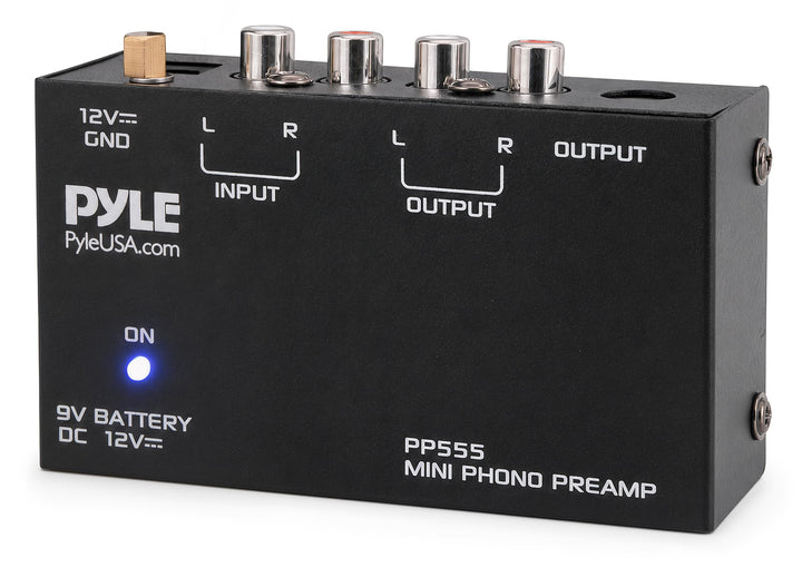 Pyle Stereo Verstärker – Phono Preamp – Phono Verstärker für Plattenspieler RCA Ein- &amp; Ausgang als P