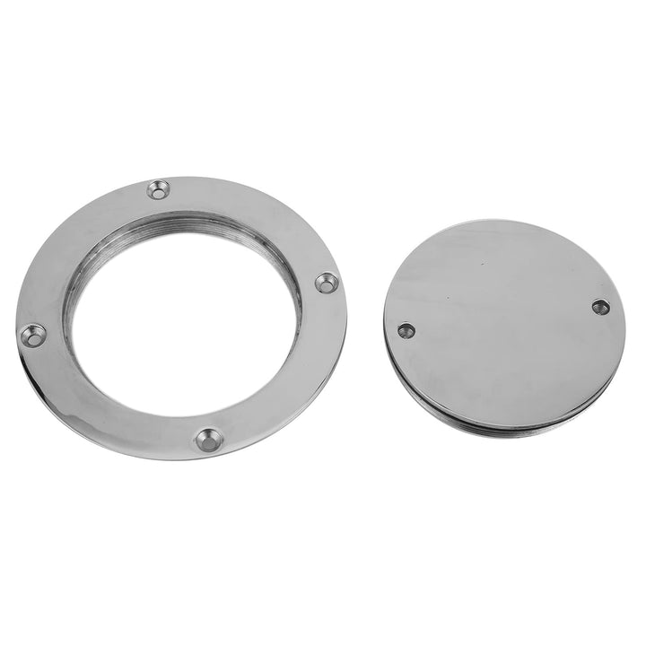 Bootsdeck, 4in Innendurchmesser Edelstahl Runde Access Hatch Cover mit abnehmbarem Deckel und Schlüs
