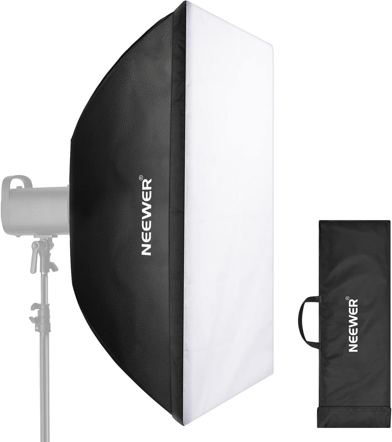 NEEWER 60 x 90cm rechteckiger Softbox-Diffusor für weiches Licht, kompatibel mit NEEWER S101-300W/40