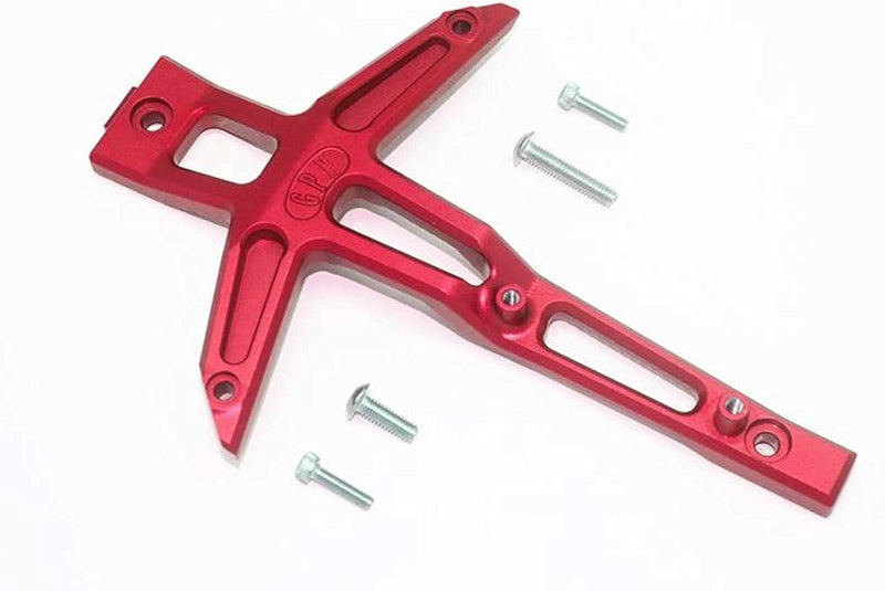 GPM Traxxas 1/10 Maxx 4WD Monster Truck Tuning Teile Aluminium Front Chassis Brace - 1Pc Set Red
