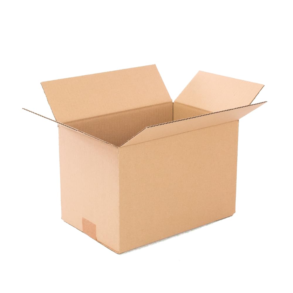 Pack mit 25 verstärkten Kartons mit den Massen 30x20x20 cm und einfacher Welle - Hergestellt in der