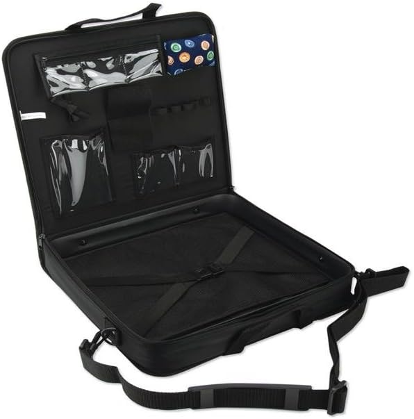Prym 612380 Quilter's travel case (Koffer für PW-Zubehör), Polyester, Black, 35 x 36 x 7 cm, schwarz