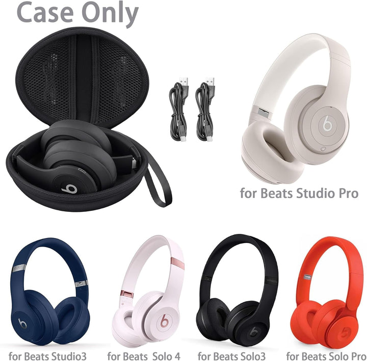 co2CREA Hart Reise Schutz Hülle Etui Tasche für Beats by Dr. DRE Studio Pro Studio3 Solo4 Solo3 Solo