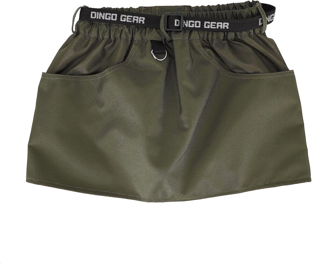 Dingo Gear Trainingsgürtel Arbeitskirt Schutzbekleidung Agility Trainer Helfer Ipo Sporthund S Grün,