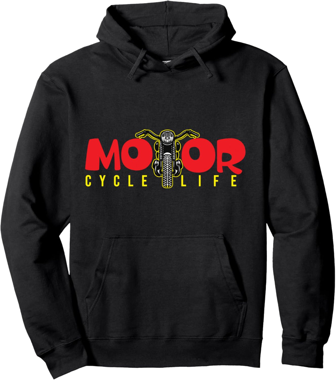 Motorradleben Pullover Hoodie