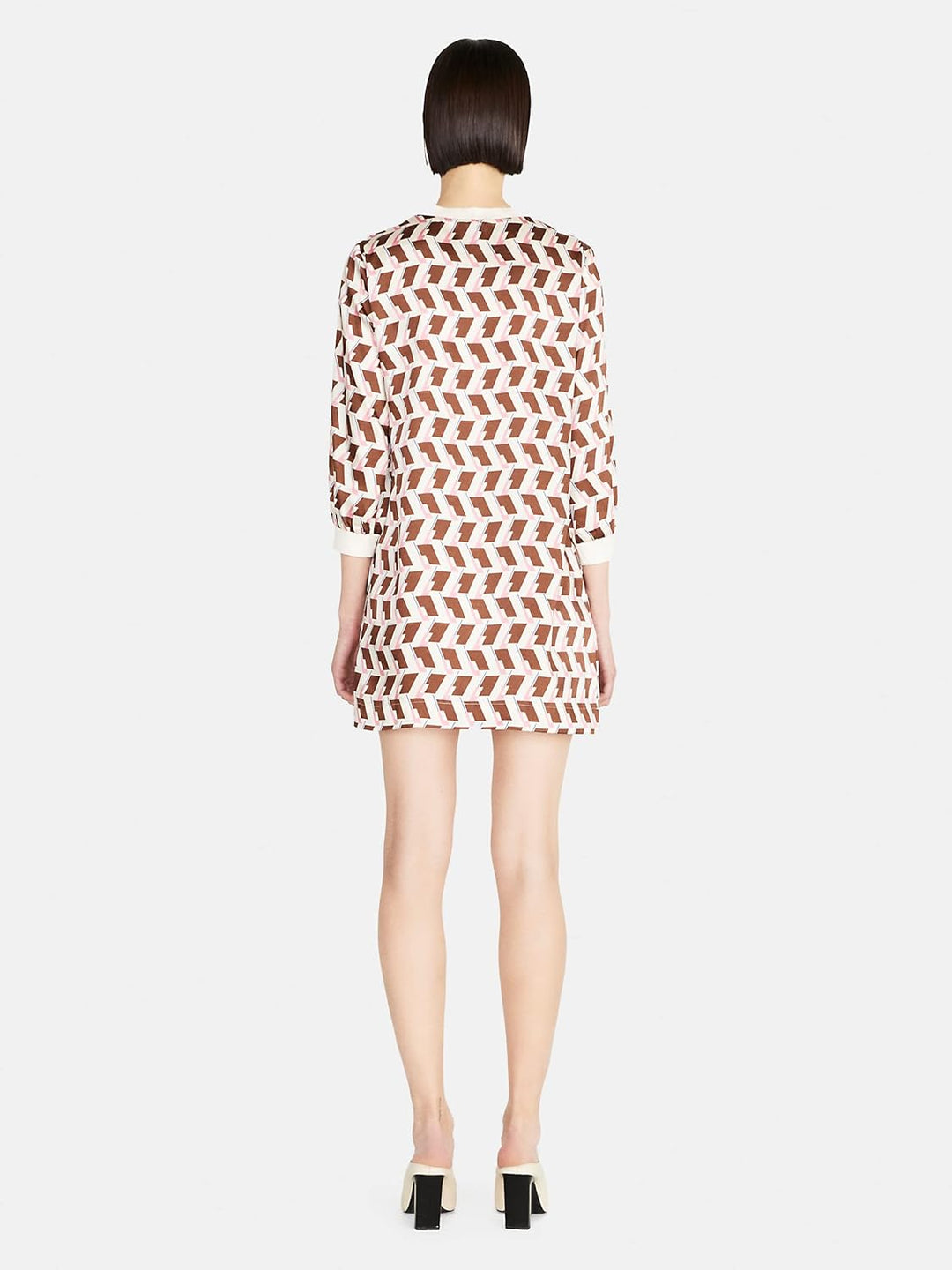 SISLEY Damen Dress 34 Multicolor 62q, 34 Multicolor 62q