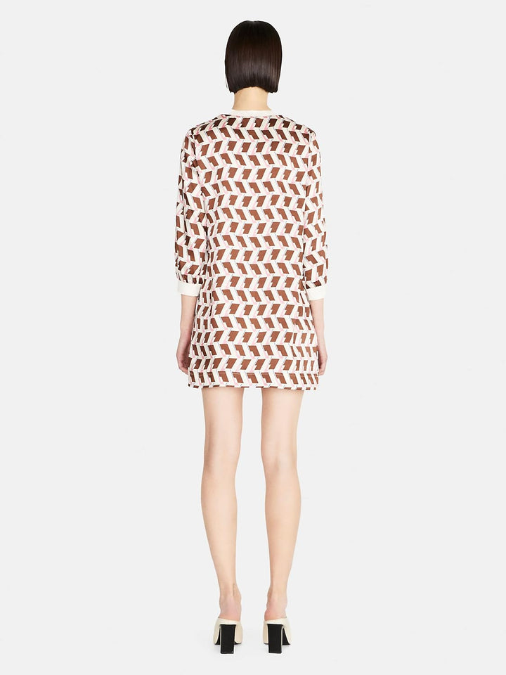 SISLEY Damen Dress 34 Multicolor 62q, 34 Multicolor 62q