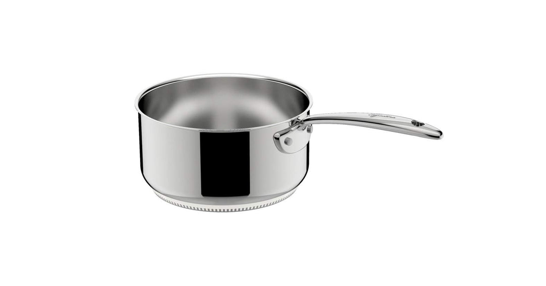 Lagostina Accademia Lagofusion Tiefe Kasserolle aus Edelstahl 18/10 mit Langem Griff, 16 cm Ø, Topf