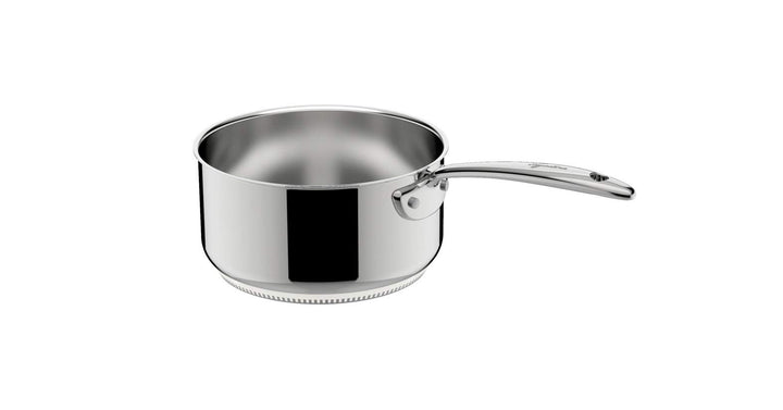 Lagostina Accademia Lagofusion Tiefe Kasserolle aus Edelstahl 18/10 mit Langem Griff, 16 cm Ø, Topf