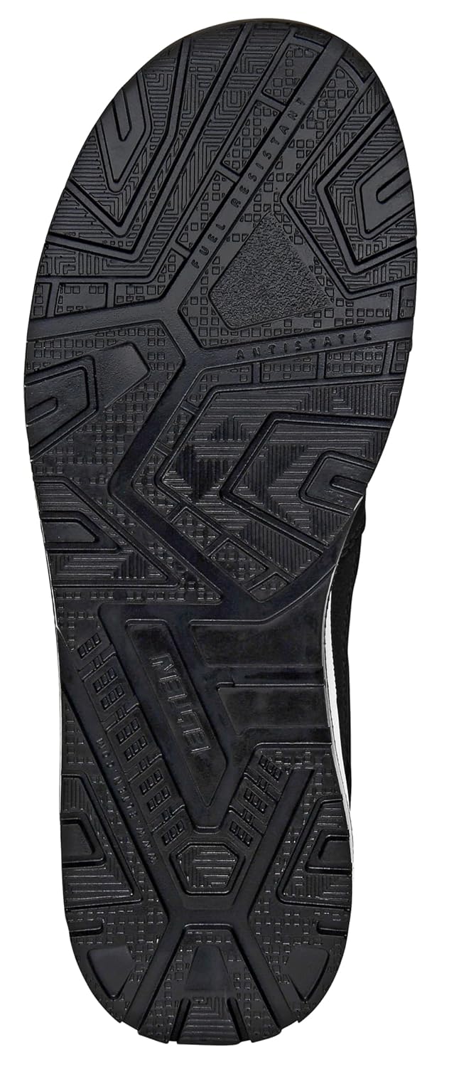 ELTEN Sicherheitsschuhe Lakers Black Low ESD S1P, Damen und Herren, Textil, Kunststoffkappe (Leichte