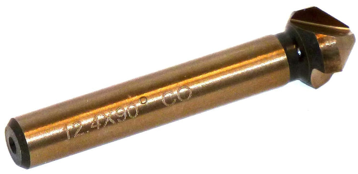 PeTools, 6tlg. Edelstahl Kegelsenker Set (6,3-20,5mm) HSS-E Co5 Senkbohrer, Entgrater, VA