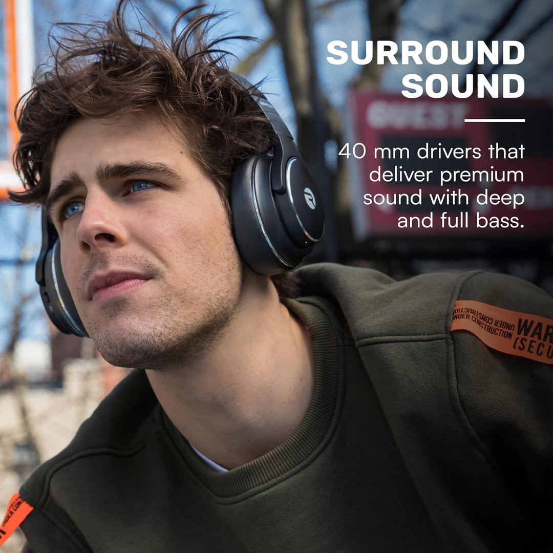 Raycon Everyday Kabellose Bluetooth Over Ear Kopfhörer, mit aktiver Geräuschunterdrückung, Bewusstse