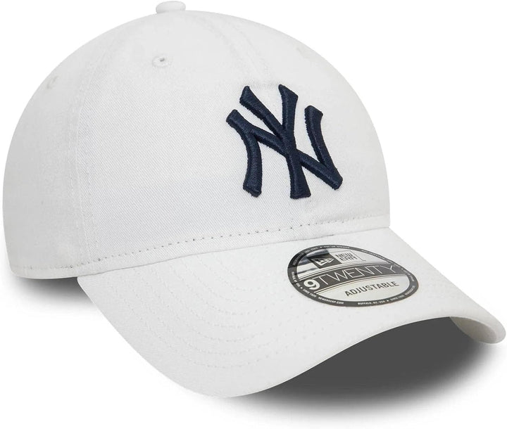 New Era 9Twenty Cap MLB Basecap Baseball Verstellbar Kappe #29-Yankees-White-31660 Einheitsgrösse, #