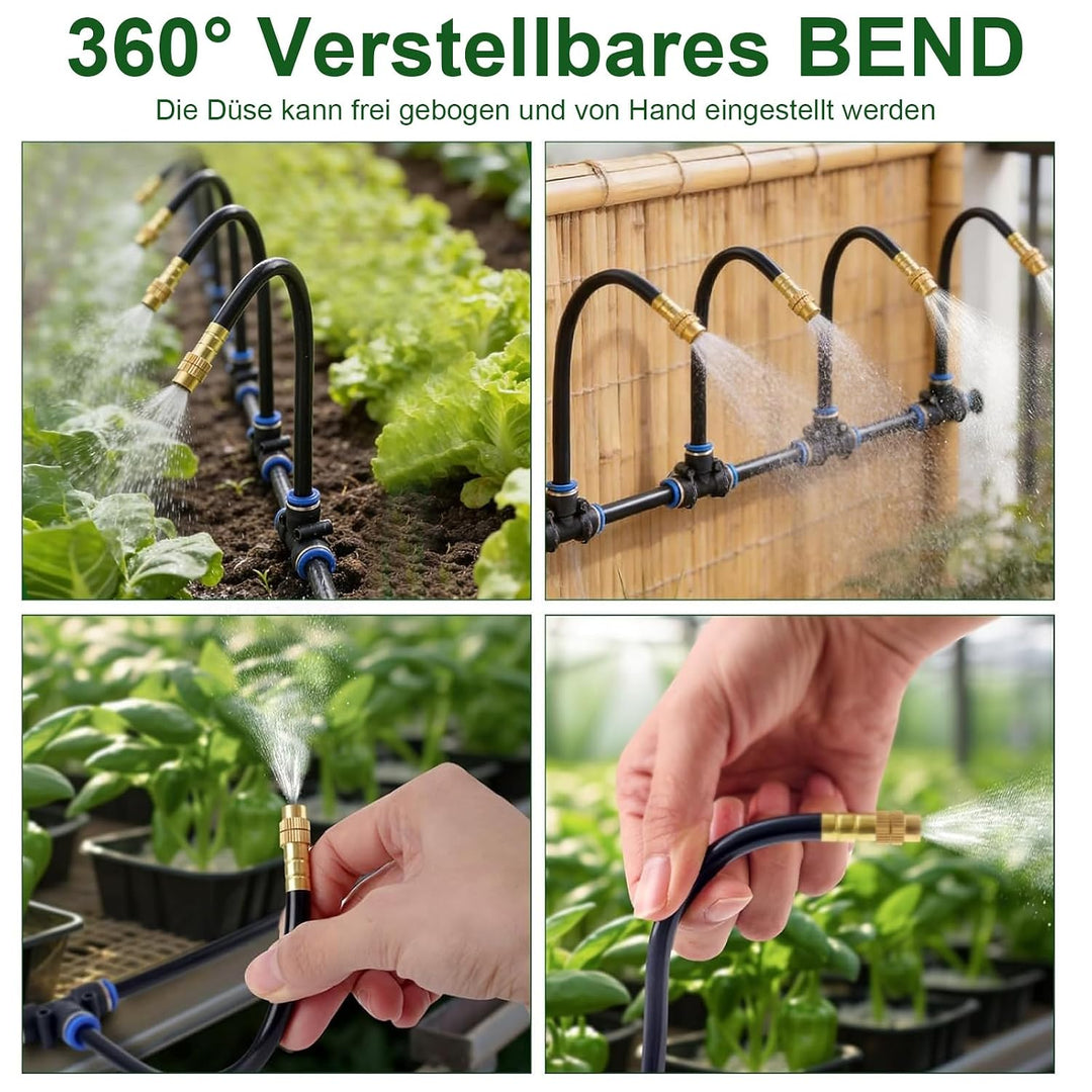 Automatisches Gartenbewässerungssystem: 15 m Schlauch | Automatisches Gartenbewässerungssystem mit 3