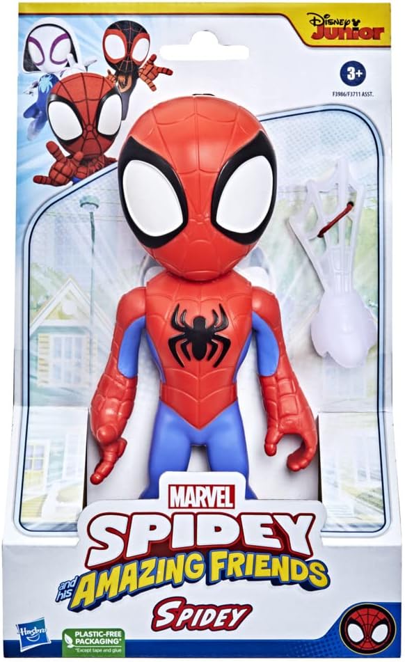 Spidey and his Amazing Friends Hasbro Marvel Supersized Spidey Actionfigur, Vorschule Superheld Spie