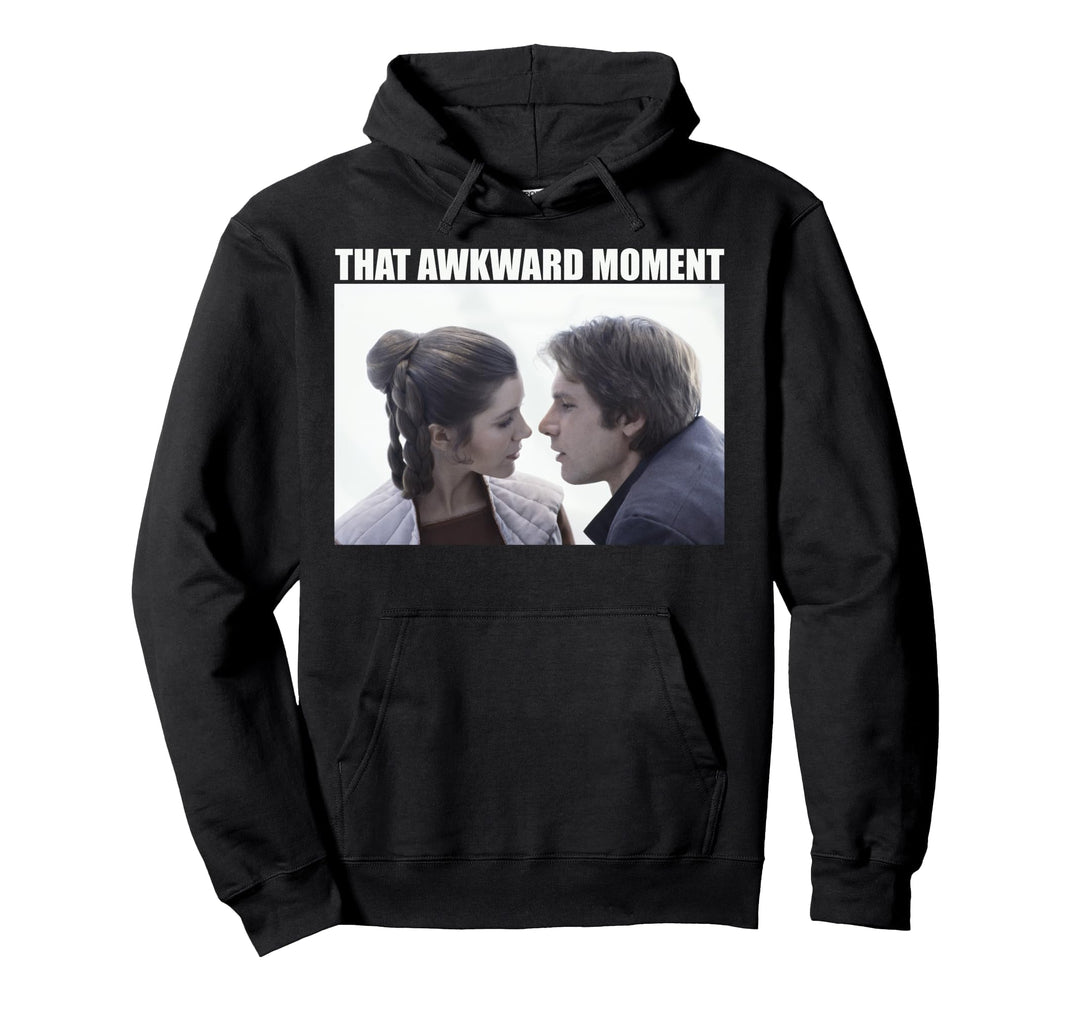 Star Wars Han Solo & Princess Leia That Awkward Moment Pullover Hoodie