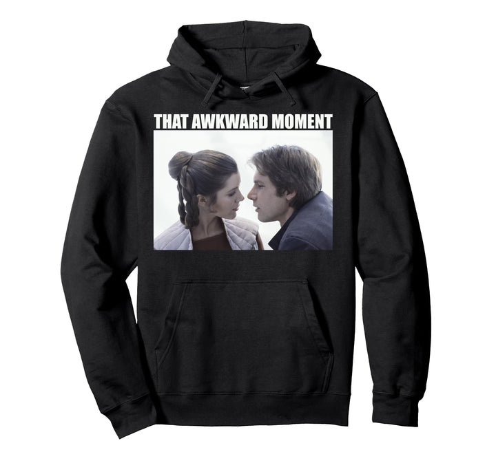 Star Wars Han Solo & Princess Leia That Awkward Moment Pullover Hoodie