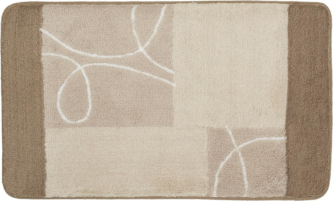 Kleine Wolke Badteppich Curly hellgrau 70 x 120 cm 70 x 120 cm Hellgrau, 70 x 120 cm Hellgrau