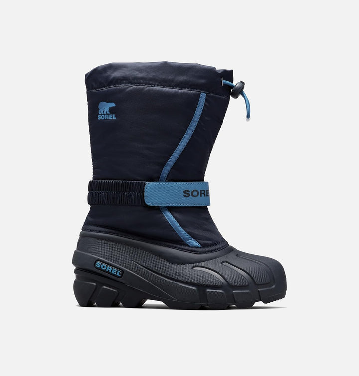 Sorel Flurry Winterstiefel für Kinder 32 EU Blau Collegiate Navy X Atmosphere Youth, 32 EU Blau Coll
