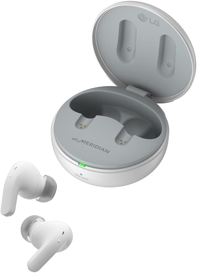 LG Tone Free DT90Q In-Ear Bluetooth Kopfhörer mit Dolby Atmos-Sound, Meridian-Technologie, ANC (Acti