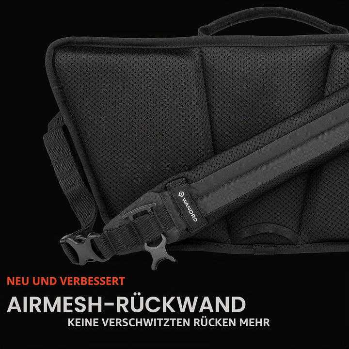 WANDRD ROGUE Sling V2: Wetterfeste Alltagstasche mit blitzschnellem Zugriff, anpassbarem Innenraum,