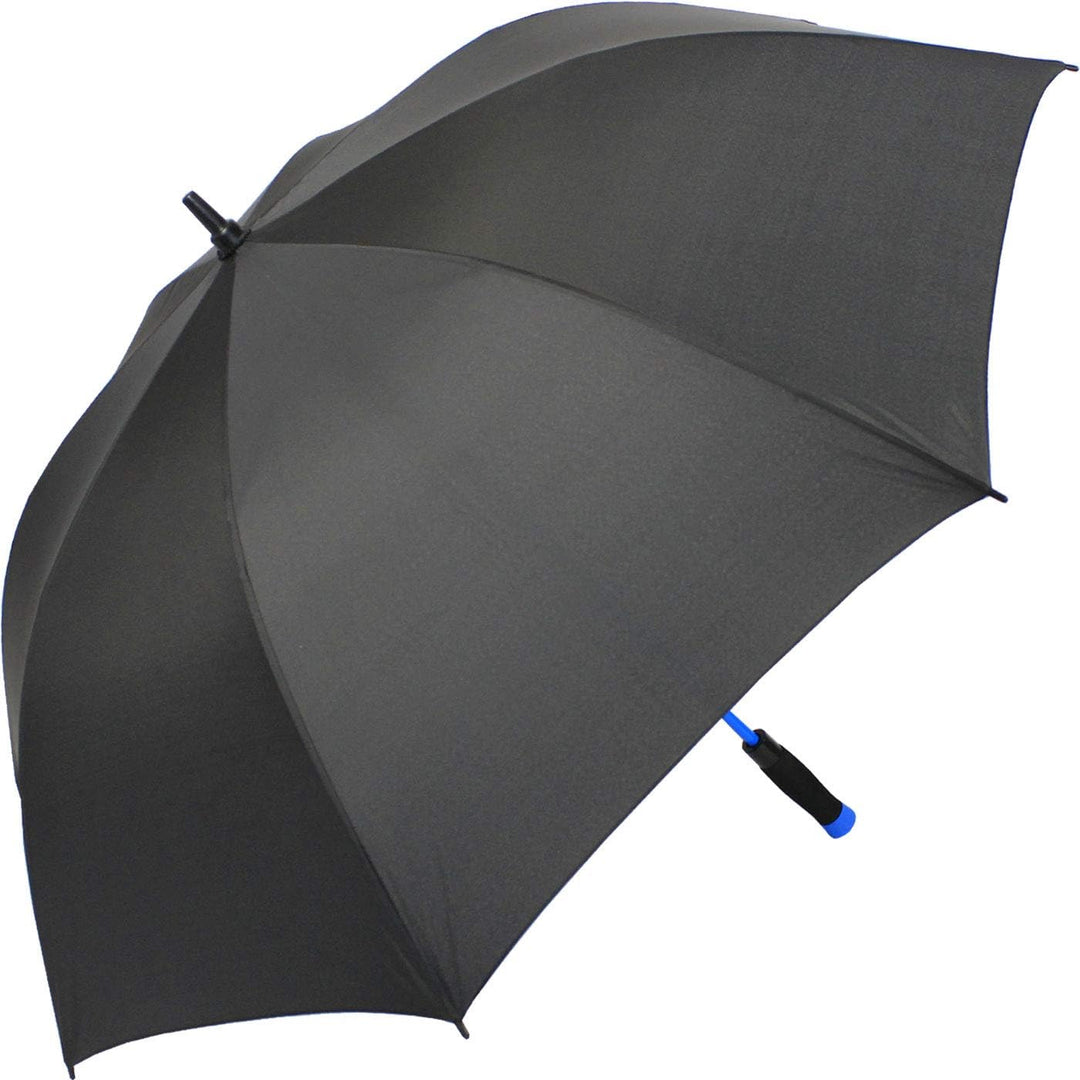 iX-brella XXL Stockschirm Fiberglas Golf Automatik Schwarz Blau, Blau