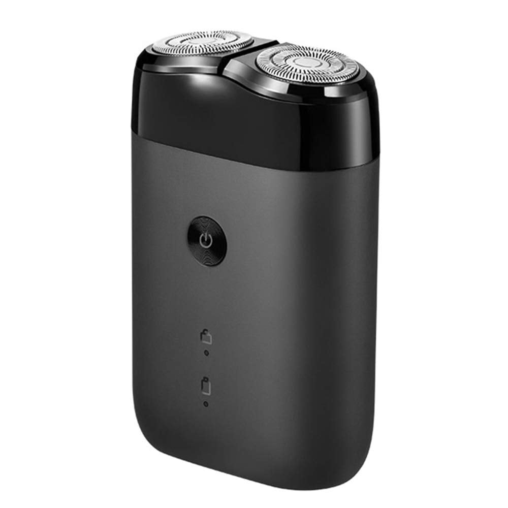 Xiaomi Mijia Elektrorasierer für Herren, drehbar, 2 schwimmende Köpfe, tragbar, wasserdicht, wiedera