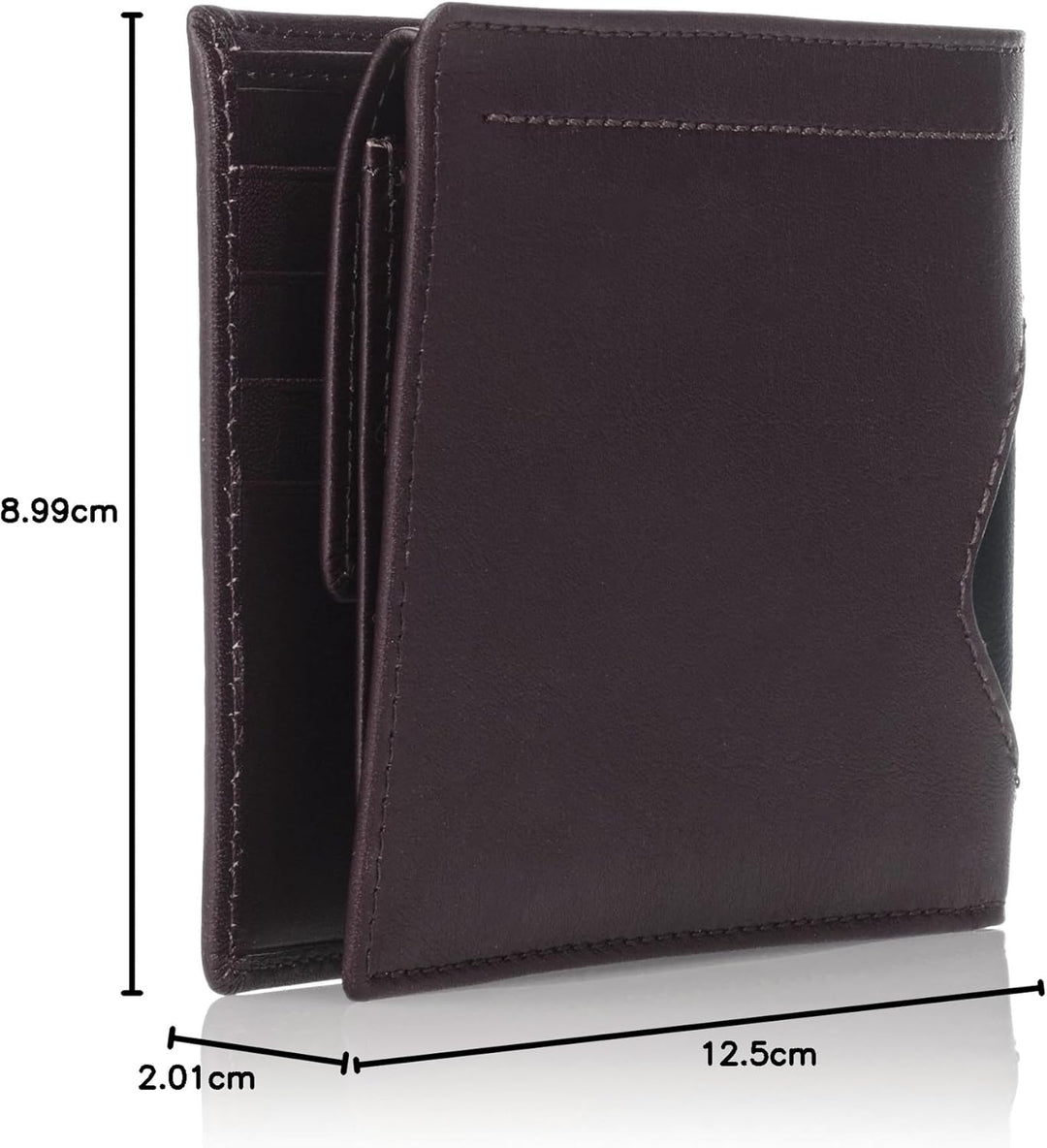 Piquadro Geldbeutel schwarz 12 cm, Schwarz
