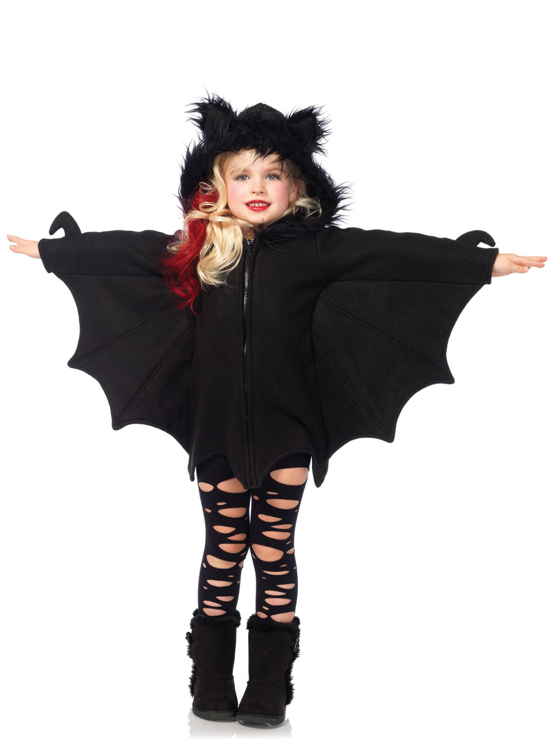 Leg Avenue C49100 - Cozy Bat Kinderkostüme, Schwarz, Grösse Small (4 - 6 Jahre), Small (4 - 6 Jahre)