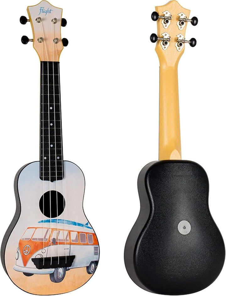Flight Ukeleles TUS25 Bus Travel Sopran-Ukulele, Einheitsgrösse, mehrfarbig