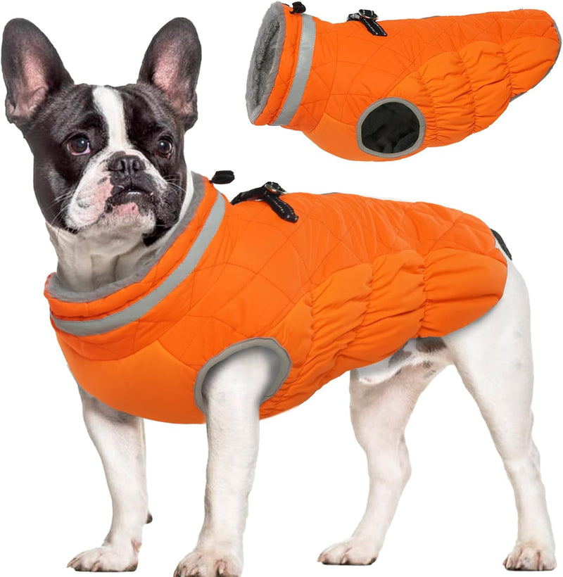 Hjumarayan Hundemantel für Kleine Mittelgrosse Grosse Hunde, Hundejacke Warme Hundeweste Wintermante