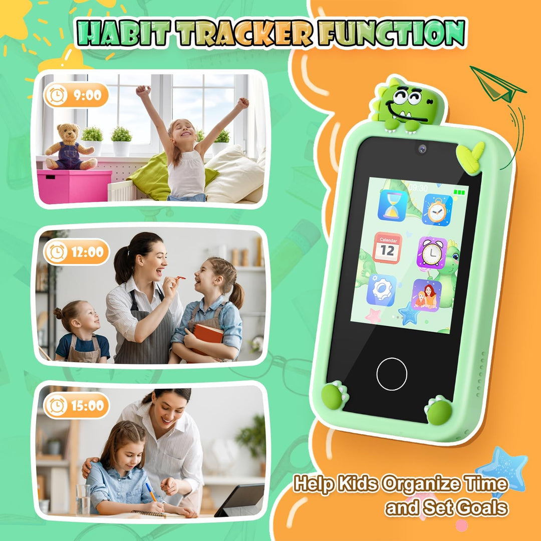 Kinder Smartphone Spielzeug Luckits Kinder Handy mit Touchscreen MP3 Kleinkind Handy mit 32G TF Sili
