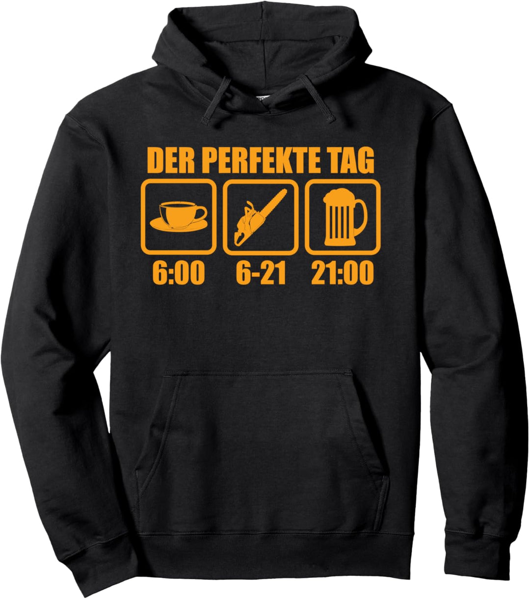Forstwirt Geschenk Holzfäller Waldarbeiter Lustige Sprüche Pullover Hoodie