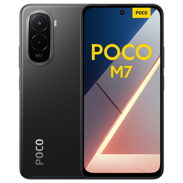 XIAOMI Poco M7, Smartphone 6+128GB, 6,9" FHD+ 144Hz Display, Snapdragon 685, 50MP AI-Zweifach-Kamera