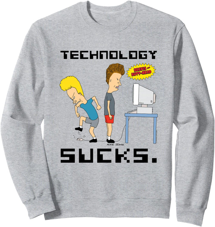 Beavis and Butt-Head Technologie ist Scheisse Sweatshirt