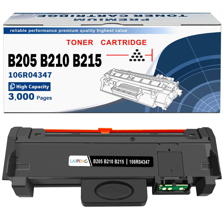 LAIPENG Kompatibler B205 B210 B215 Tonerkartusche 106R04346 106R04347 Toner 3000 Seiten für Xerox B2