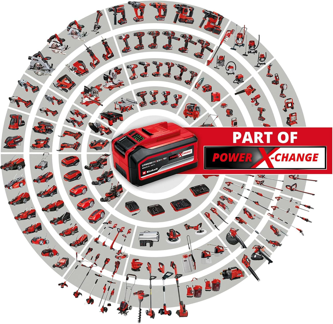 Einhell Akku-Schlagbohrschrauber TE-CD 18/2 Li-i +64 (2x2,0Ah) Power X-Change (Li-Ion, 18 V, 44 Nm,