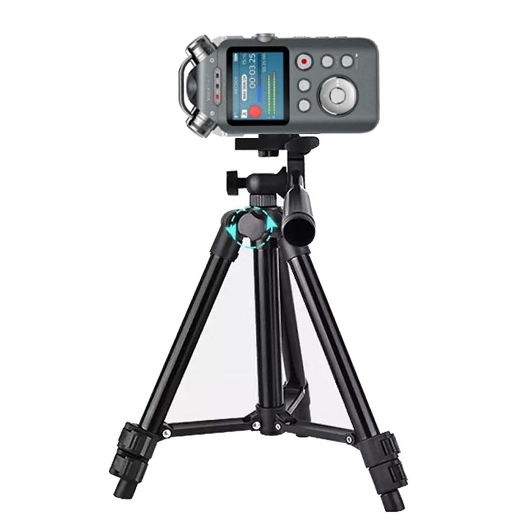 TronicXL 30-63cm Profi Tripod Alu Stativ Diktiergerät Audiorekorder Aufnahmegerät 1/4 Zoll kompatibe